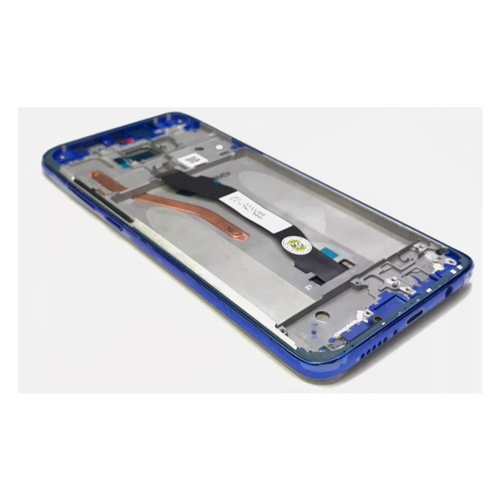 Pantalla Redmi Note 8 Pro Con Marco Azul (Original Service Pack)