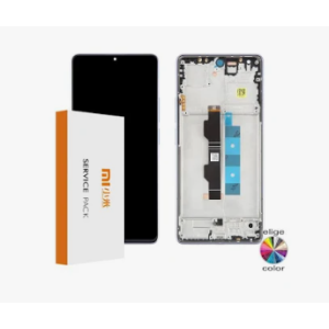 Pantalla Redmi Note 13 Pro 4G Con Marco Azul (Original Service Pack)