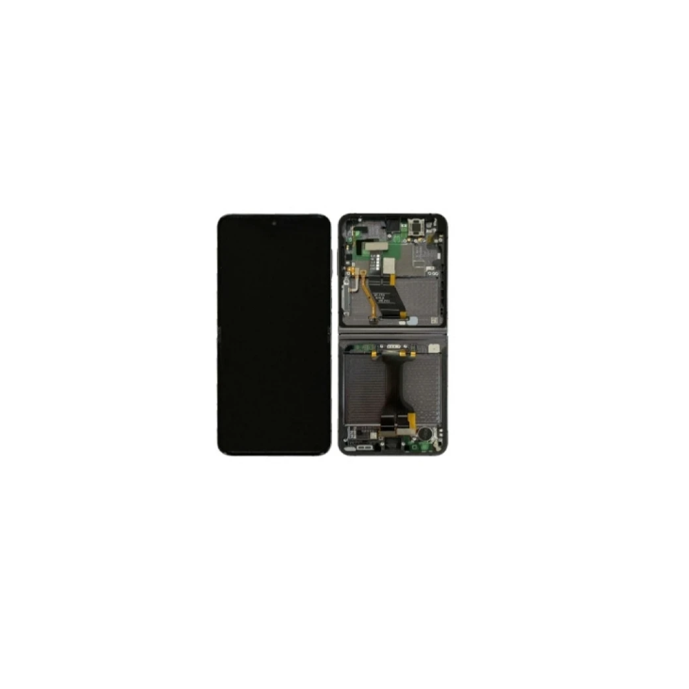 Pantalla para Samsung Z Flip 5 5G/F731 Con Marco Interna Negro/Gris (Original Service Pack)