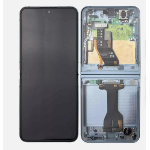Pantalla para Samsung Z Flip 6 5G 2024/F741 Con Marco Interna Azul (Original Service Pack)