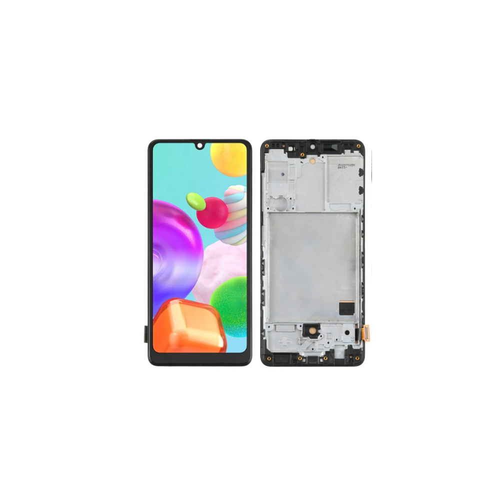 Pantalla para Samsung A41 Con Marco (OLED)