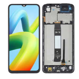 Pantalla Redmi A1/A1 Plus Con Marco Negro (Original Service Pack)