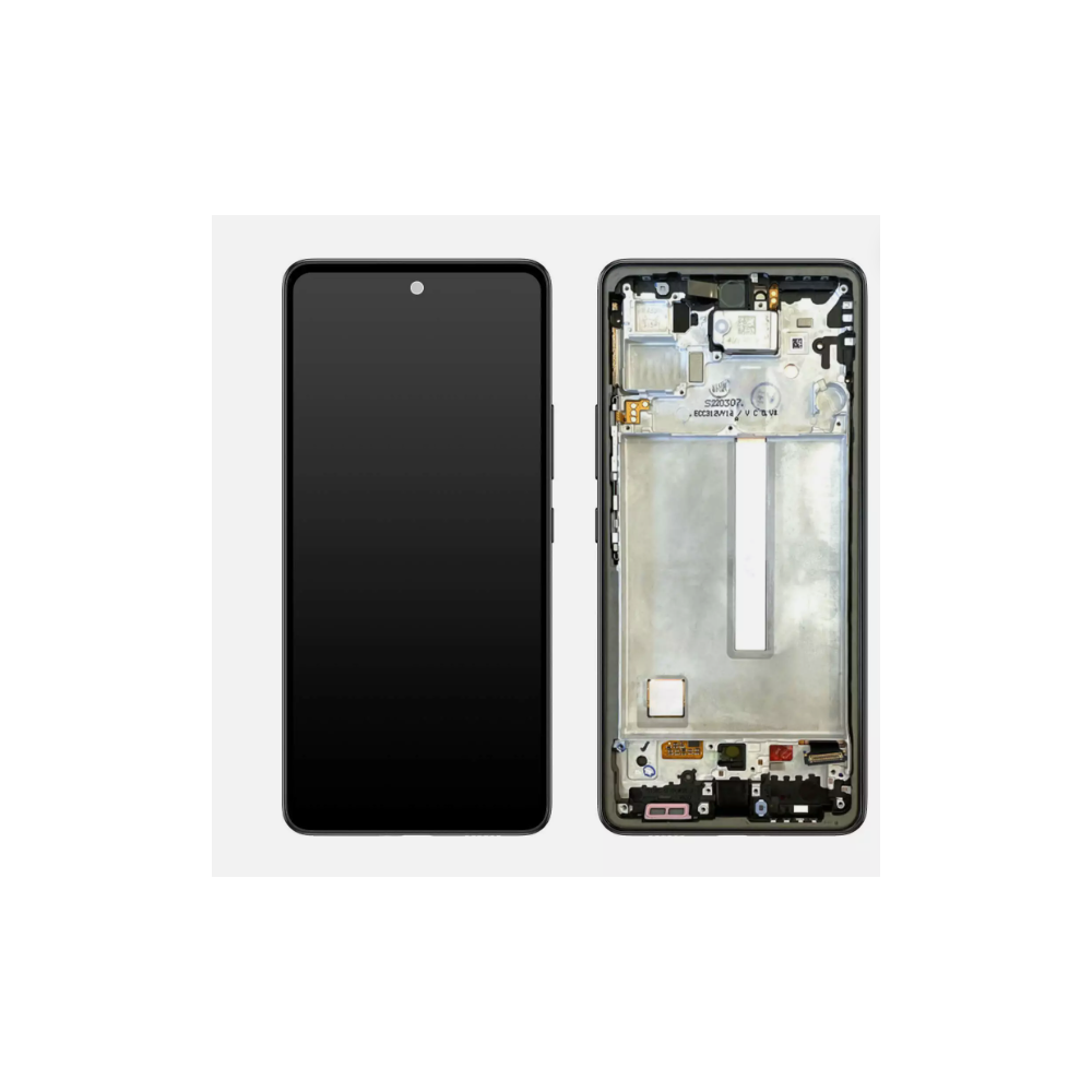 Pantalla para Samsung A53 5G/A536 Con Marco Negro OLED