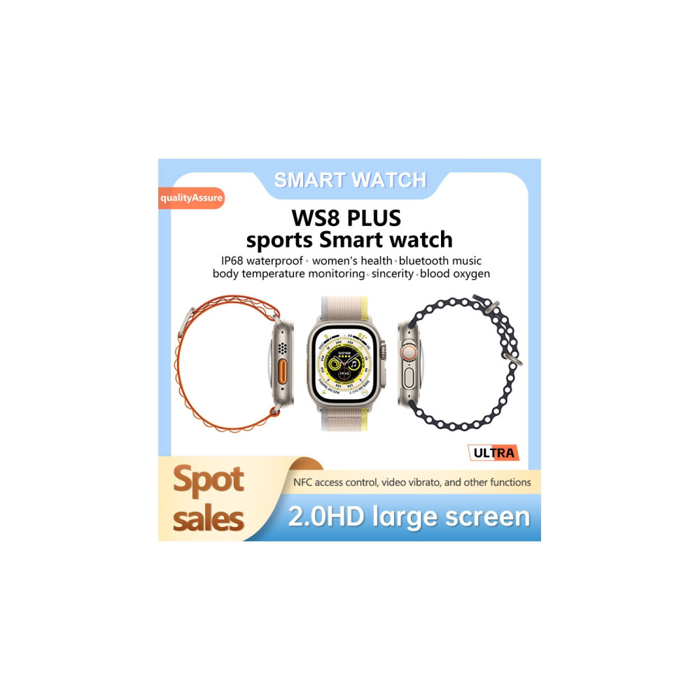 WS8 Ultra Smart Watch [Negro]
