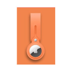 Funda Correas Silicona Airtag [Naranja]