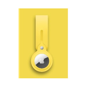 Funda Correas Silicona Airtag [Amarillo]