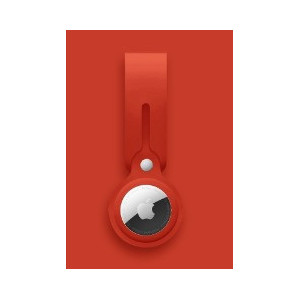 Funda Correas Silicona Airtag [Rojo]