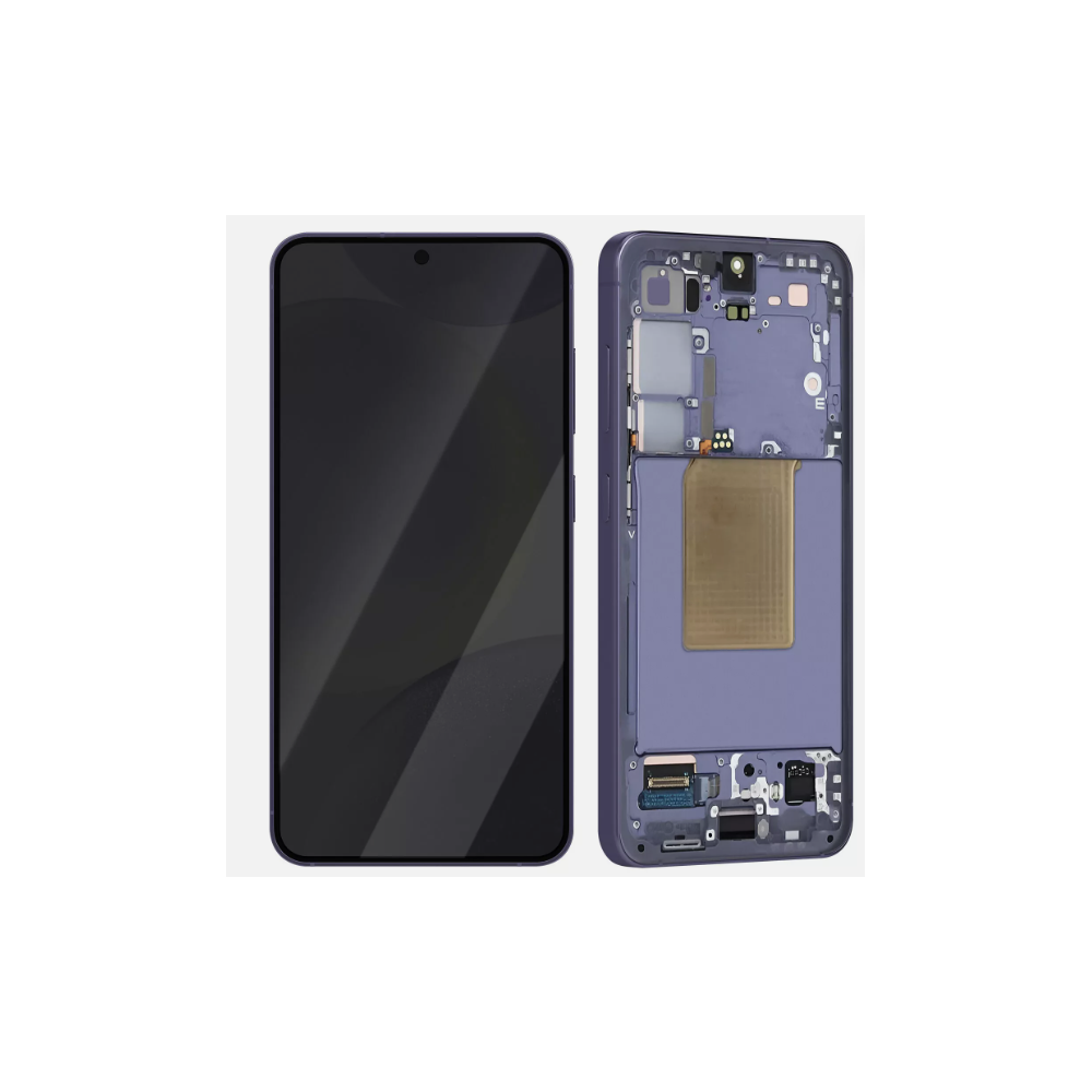Pantalla para Samsung S24  Con Marco Morado (Original Service Pack)