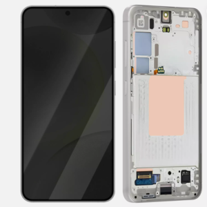 Pantalla para Samsung S24  Con Marco Gris (Original Service Pack)