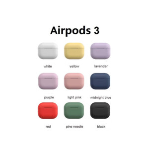 Funda Silicona Normal Airpods 3 Dorado