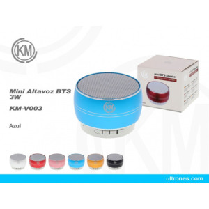 ALTAVOCES BLUETOOTH Plata [KM-V003]