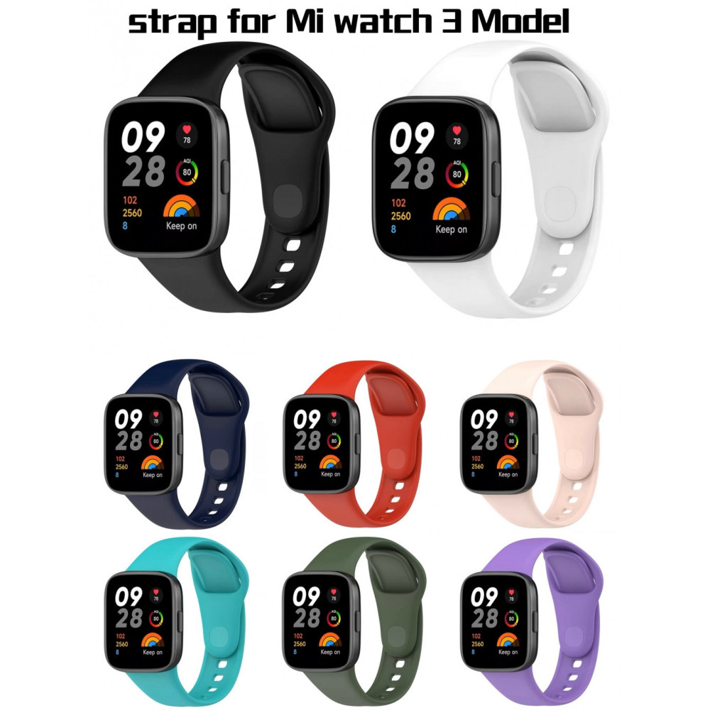 Pulsera Silicona Redmi Watch 3 [Negro]