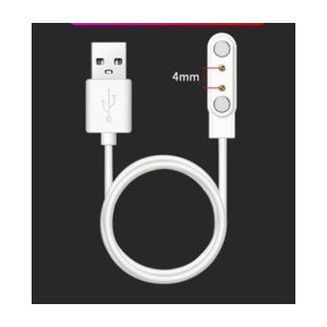 Cable De Carcador Magnética 2P4.0mm Blanco