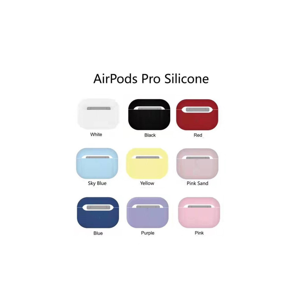 Funda Silicona Normal Airpods Pro [Negro]