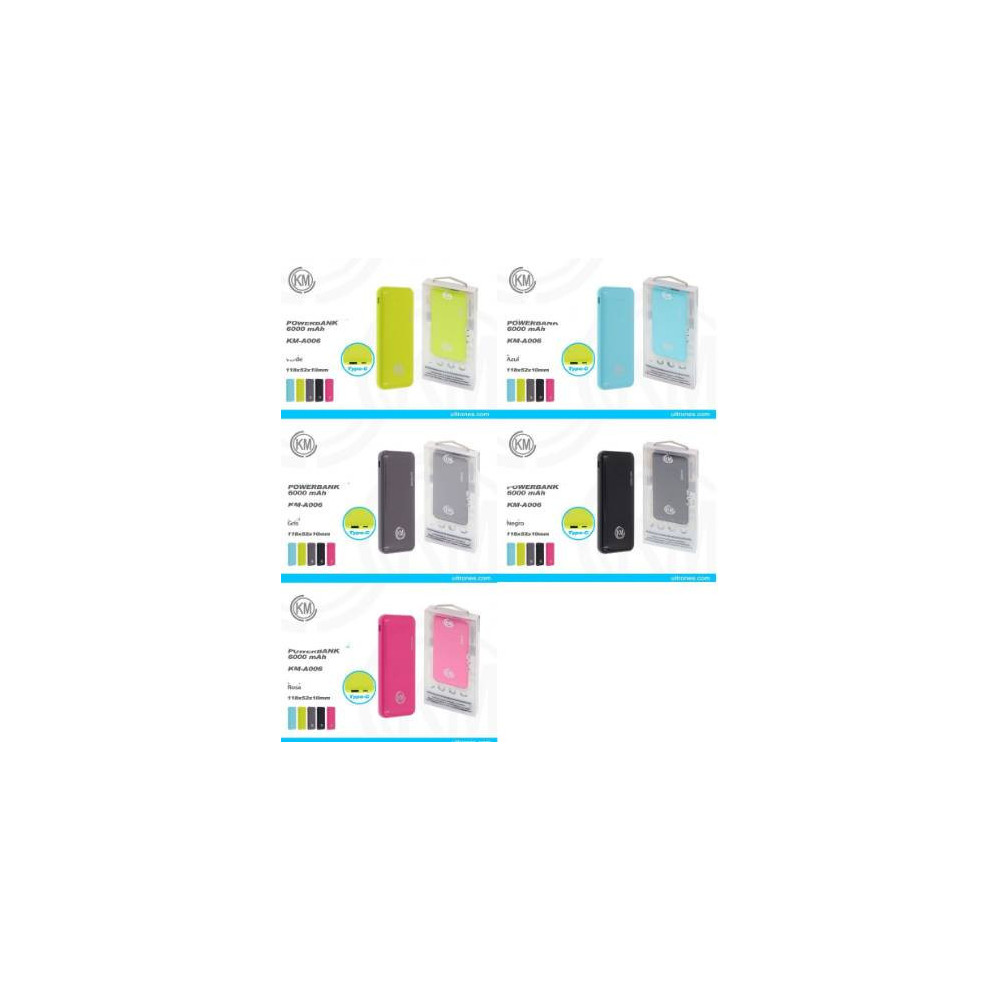 POWER BANK 6000mAh [KM-A006]