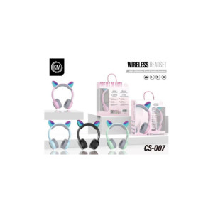 KM-CS007 AURICULARES BLUETOOTH DIADEMAS  [ROSA]