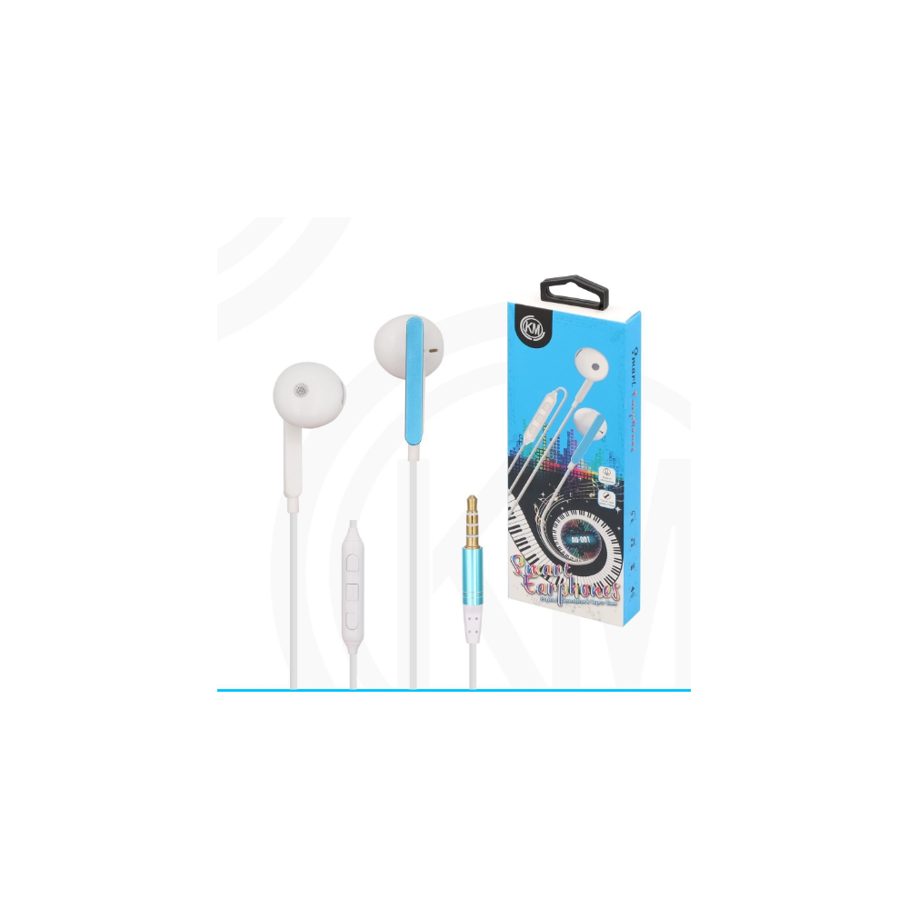 KM-AU001 AURICULARES CABLE JACK 3.5MM