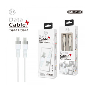 KM-8198 CABLE 60W TYPE-C A TYPE-C