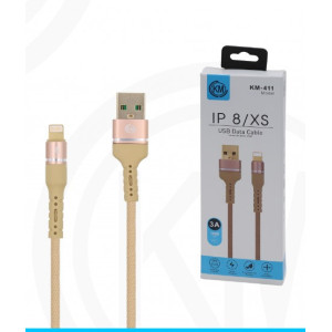 KM-411 CABLE LIGHTNING ALUMINIO TRENZADO [DORADO]