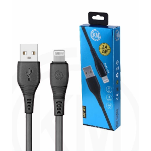 KM-205 CABLE LIGHTNING 2M [NEGRO]