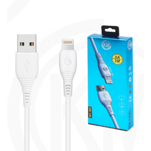 KM-106 CABLE LIGHTNING 3M [BLANCO]