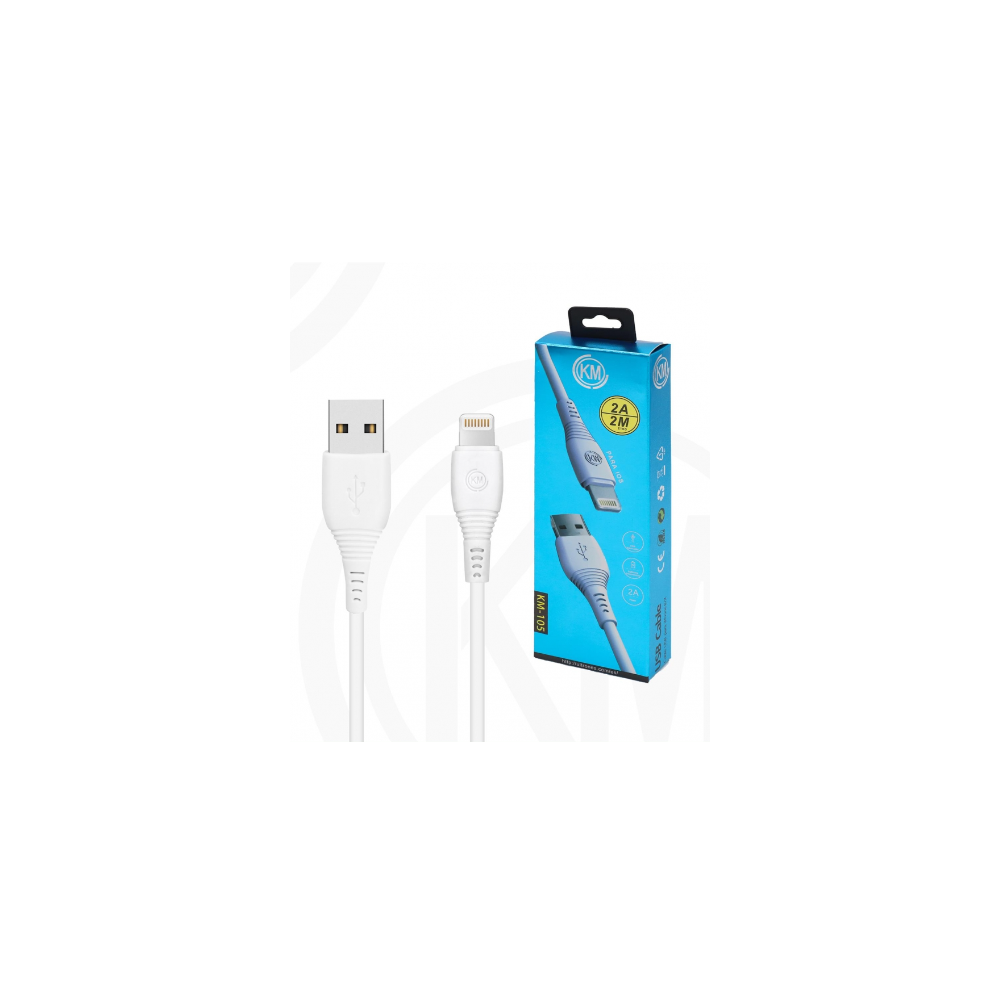 KM-105 CABLE LIGHTNING 2M [BLANCO]