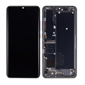 Pantalla para Mi Note 10 Negra Con Marco Negra (OEM Original)