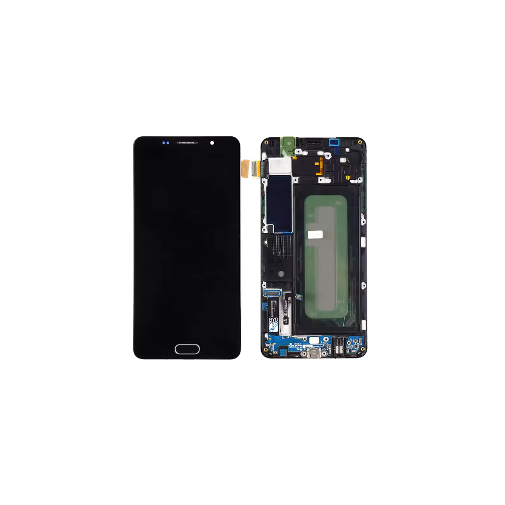 Pantalla para Samsung A5 2016(A510) Con Marco Blanco (Original Service Pack)