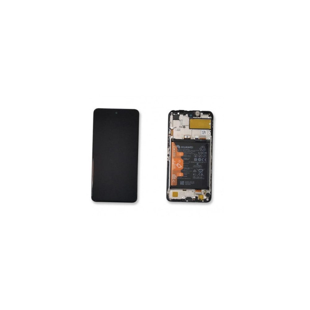Pantalla para Huawei P Smart 2021/Y7a/Honor 10X Lite Con Marco Negro (Original Service Pack)