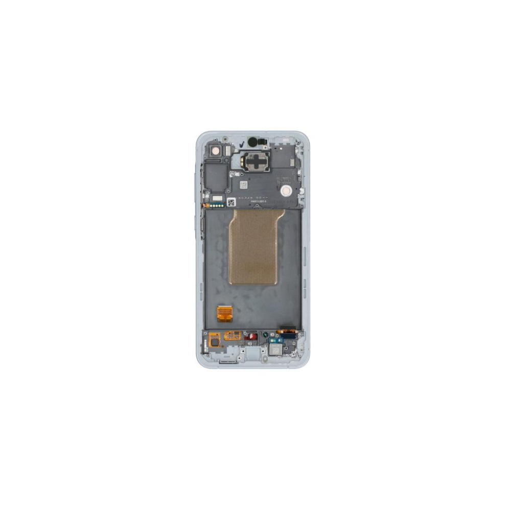 Pantalla para Samsung A35(A356) 5G Con Marco Azul (Original Service Pack)