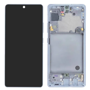 Pantalla para Samsung A71(A716) 5G Con Marco Gris (Original Service Pack)
