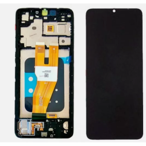 Pantalla para Samsung A055(A05 2023) 5G Con Marco Negro (Original Service Pack)
