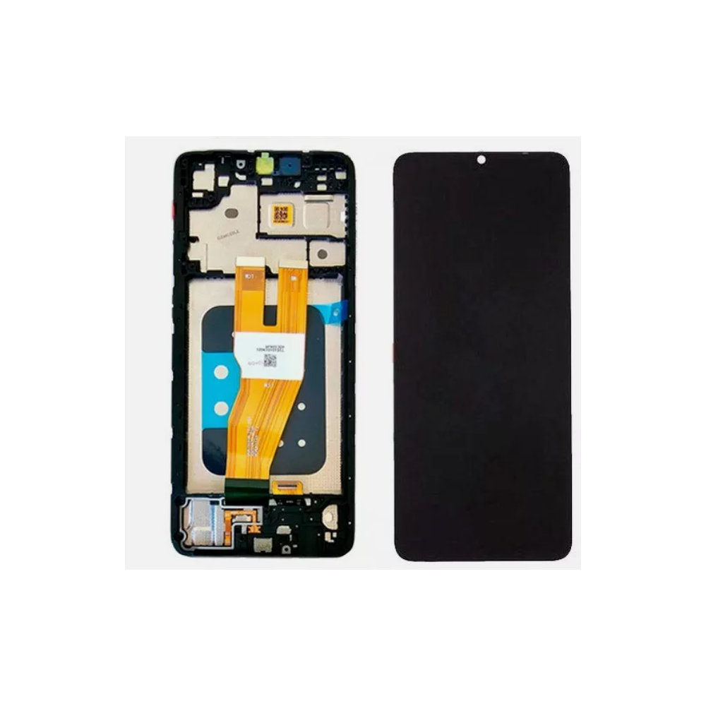 Pantalla para Samsung A055(A05 2023) 5G Con Marco Negro (Original Service Pack)