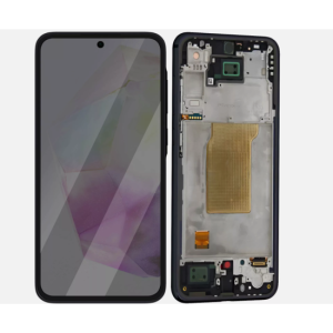 Pantalla para Samsung A356 Con Marco Negro (Original Service Pack)