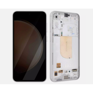 Pantalla para Samsung F711/S23 FE 5G Con Marco Blanco (Original Service Pack)