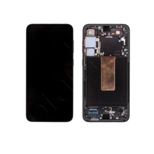 Pantalla para Samsung F711/S23 FE 5G Con Marco Negro (Original Service Pack)