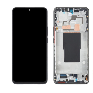 Pantalla para Mi Mi 12T/12T Pro Con Marco Plata (OEM Original)