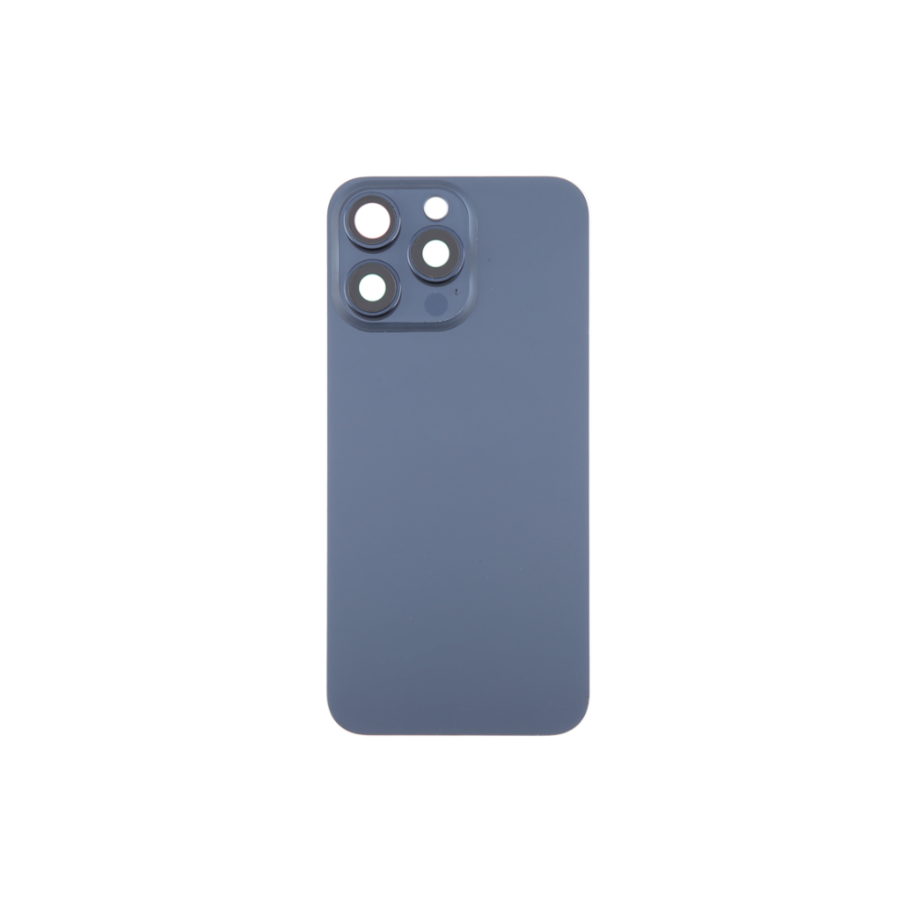 Tapa trasera para  iPhone 15 Pro Max  Con Lente de Cámara Azul+Magsafe