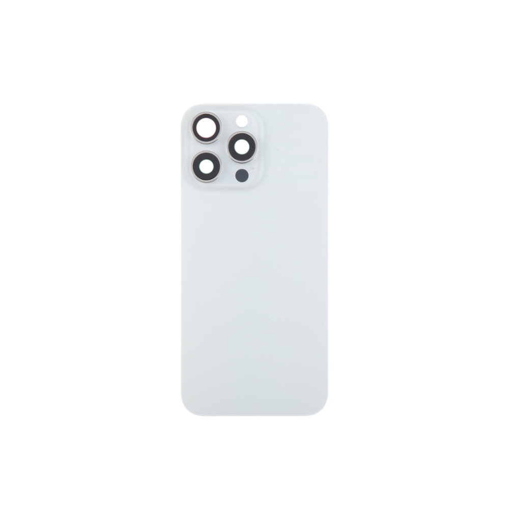 Tapa trasera  para  iPhone 15 Pro Max Con Lente de Cámara Blanco+Magsafe