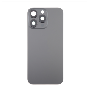 Tapa trasera  para  iPhone 15 Pro Max Con Lente de Cámara Negro+Magsafe