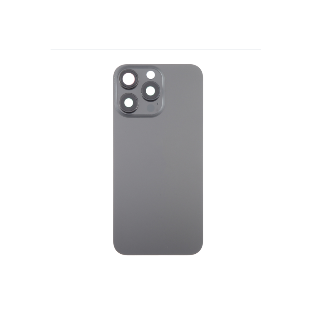 Tapa trasera  para  iPhone 15 Pro Max Con Lente de Cámara Negro+Magsafe