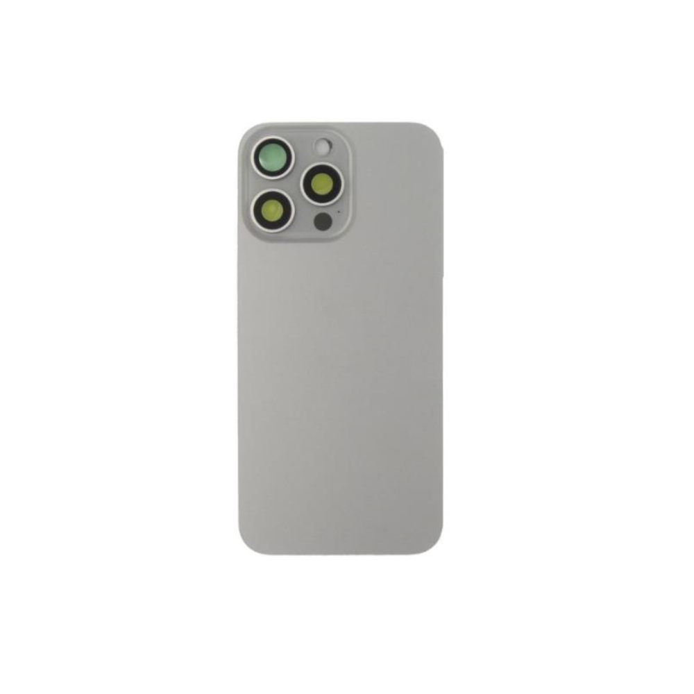 Tapa trasera  para  iPhone 15 Pro Max Con Lente de Cámara Gris+Magsafe