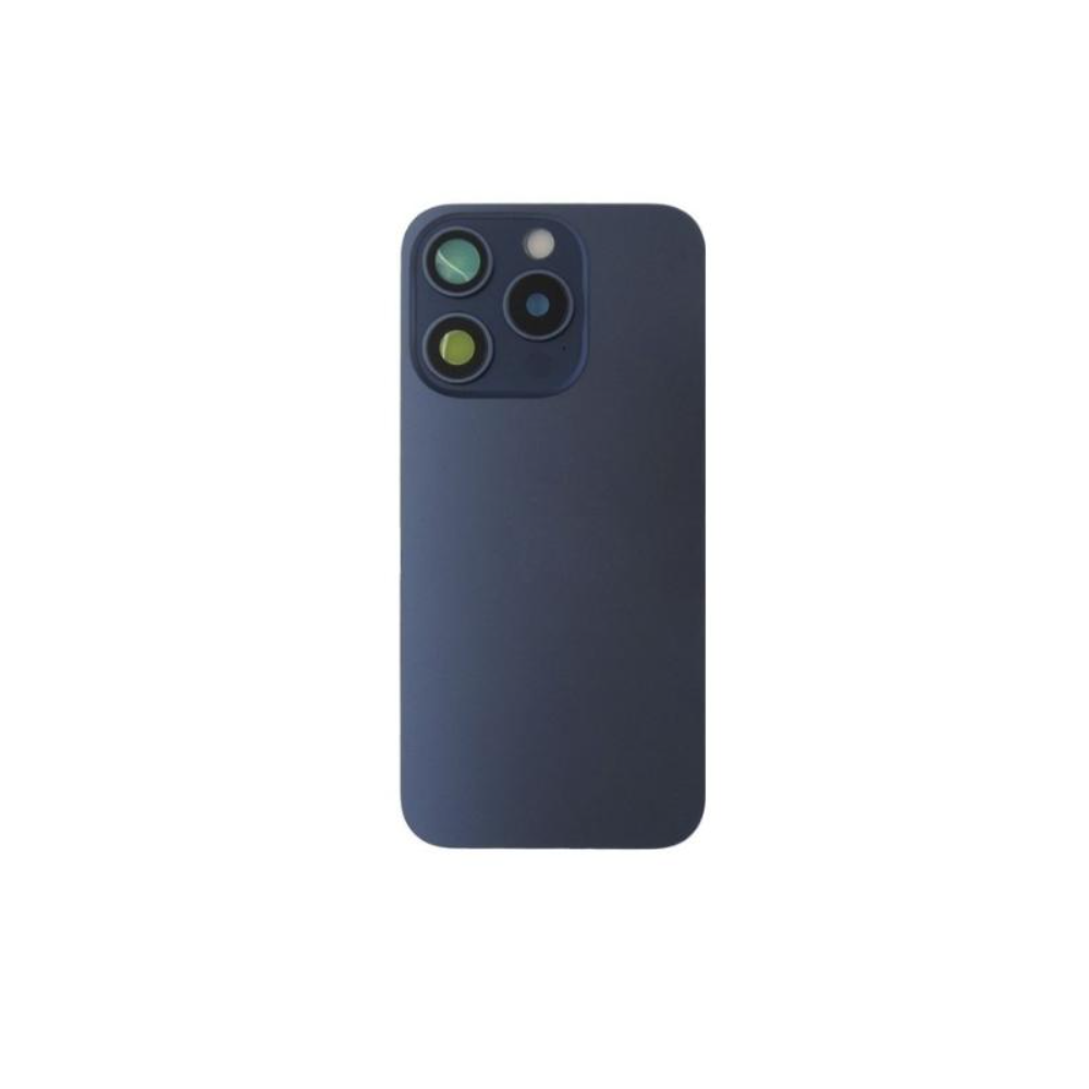 Tapa trasera para  iPhone 15 Pro Con Lente de Cámara Azul+Magsafe