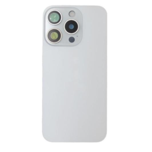 Tapa trasera  para  iPhone 15 Pro  Con Lente de Cámara Blanco+Magsafe