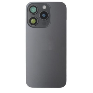 Tapa trasera  para  iPhone 15 Pro  Con Lente de Cámara Negro+Magsafe