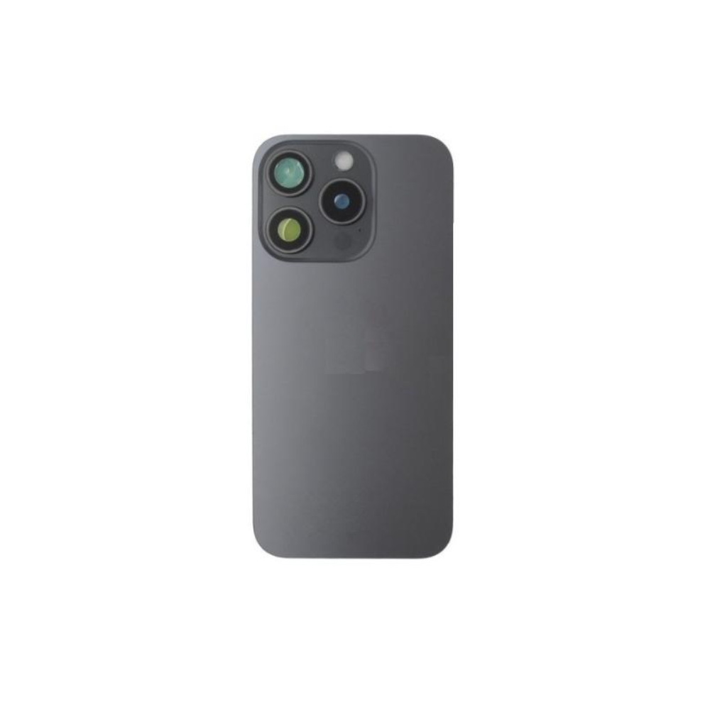 Tapa trasera  para  iPhone 15 Pro  Con Lente de Cámara Negro+Magsafe