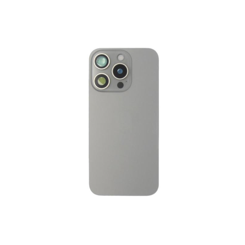 Tapa trasera  para  iPhone 15 Pro  Con Lente de Cámara Gris+Magsafe
