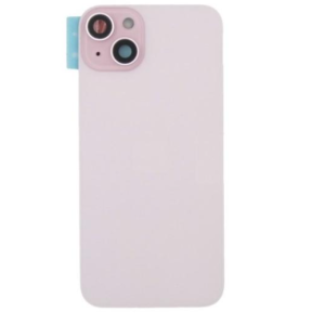 Tapa trasera  para  iPhone 15 Plus Con Lente de Cámara Rosa+Magsafe