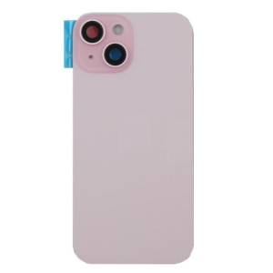 Tapa trasera  para  iPhone 15  Con Lente de Cámara Rosa+Magsafe