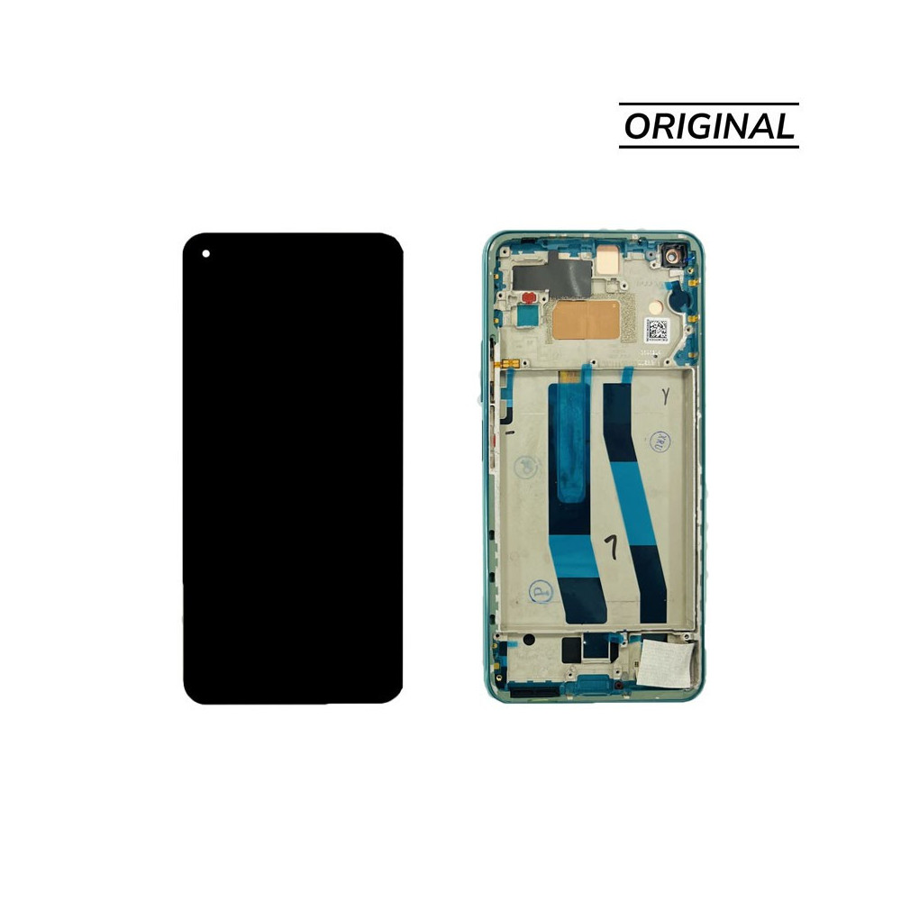 Pantalla para Xiaomi Mi 11 Lite 5G NE / 11T Lite Con Marco Verde (Original Service Pack)